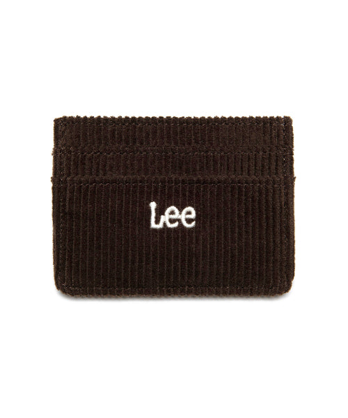 Corduroy Card Holder Brown