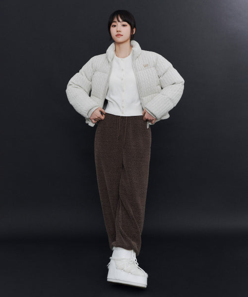 Women's Soft Knit Pants Brown
