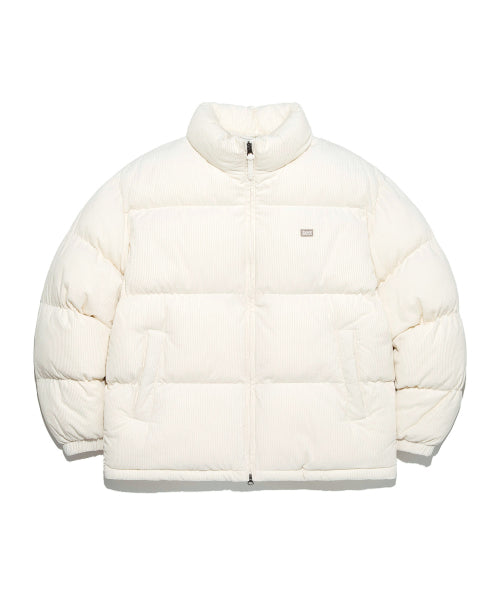 Corduroy Padded Jacket Ivory
