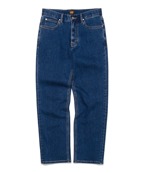 Man standard fit napping denim pants indigo dark