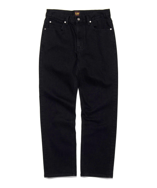 Man standard fit napping denim pants black