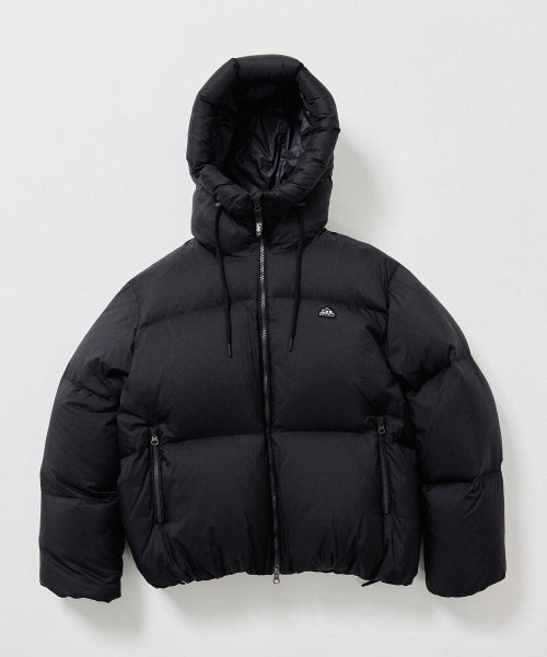 Hooded Lipstop Puffer Down Black