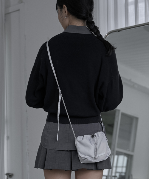 String Mini Cross Bag 771 Solid [2 colors]