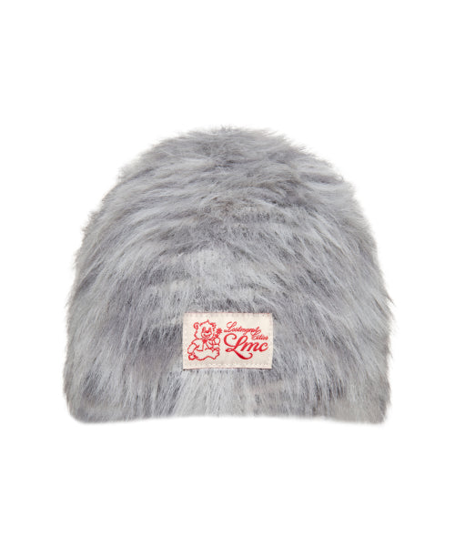 HAIRY UNCUFFED BEANIE heather gray