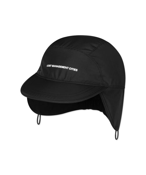 FLEECE EARFLAP CAP black