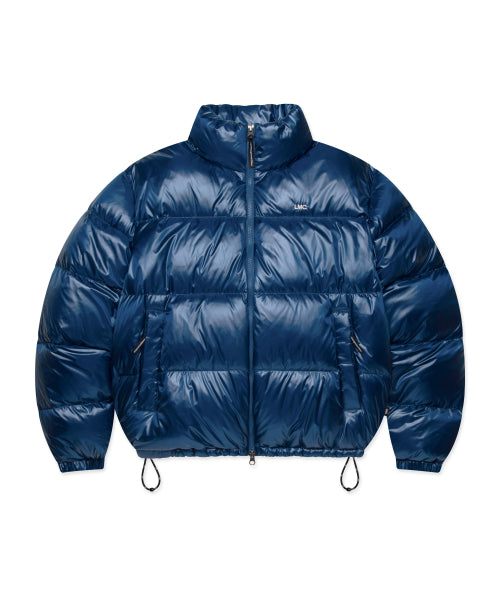 OG GLOSSY PUFFER DUCK DOWN PARKA blue