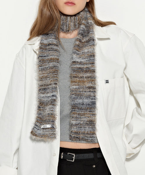 Mixed White Scarf