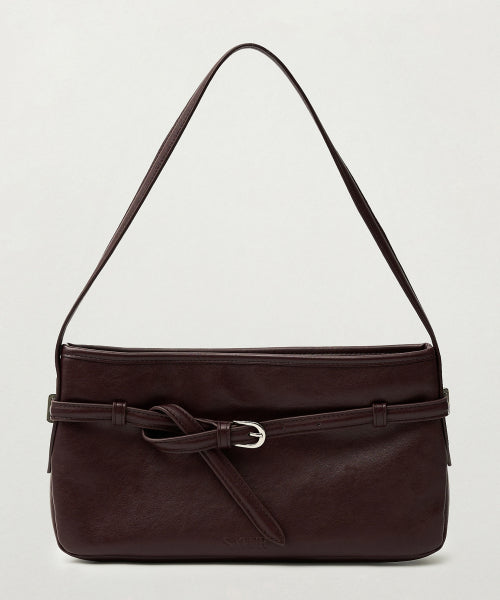 Belt Mini Shoulder Bag Brown