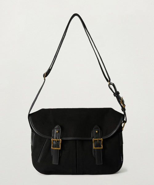 Classic Canvas Shoulder Bag Black