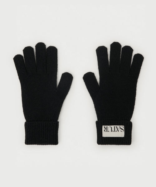 Verona Knit Gloves Black