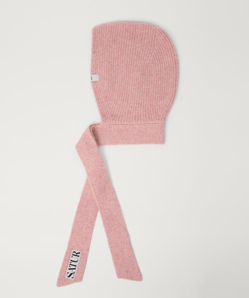 (W) Knit Balaclava Light Pink