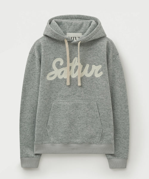 Lugo Heather Terry Hoodie Sage Green