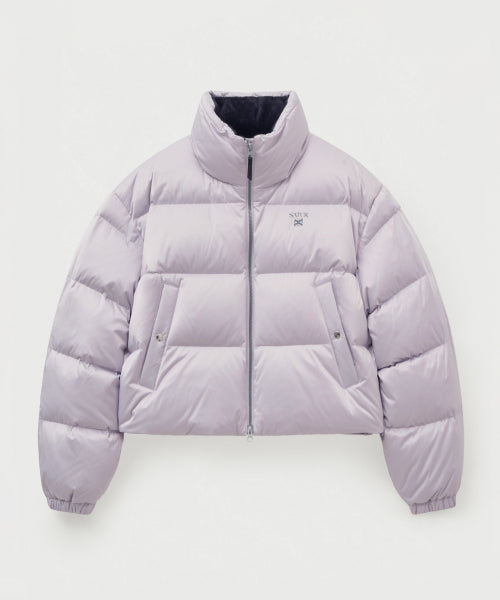 (W) Loren Crop Duck Down Padding Lavender
