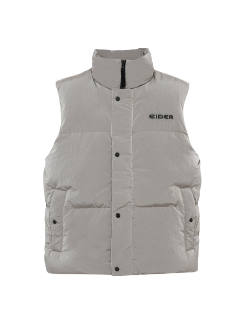 SNOWY (Snowy) Men's Middle Parka Down Vest_D/GRAYISH BEIGE