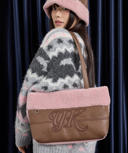 YK Mustang Shoulder Bag BROWN