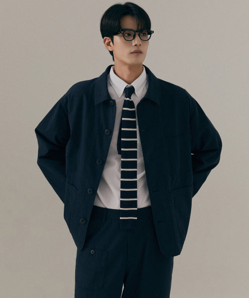 [SPAO x OURSELVES] 콤피 워크 재킷(NAVY)_SPJKF4TU01