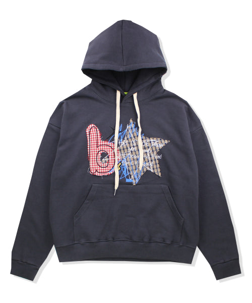 Star Patch Hood (Smoke)