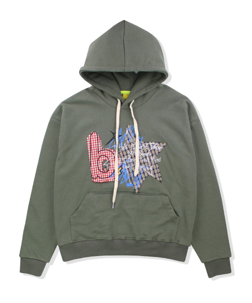 Star Patch Hood (Khaki)