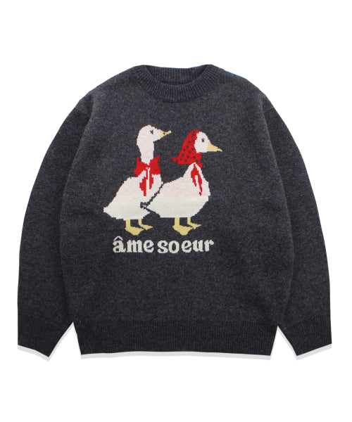 Animal Knit (Charcoal)