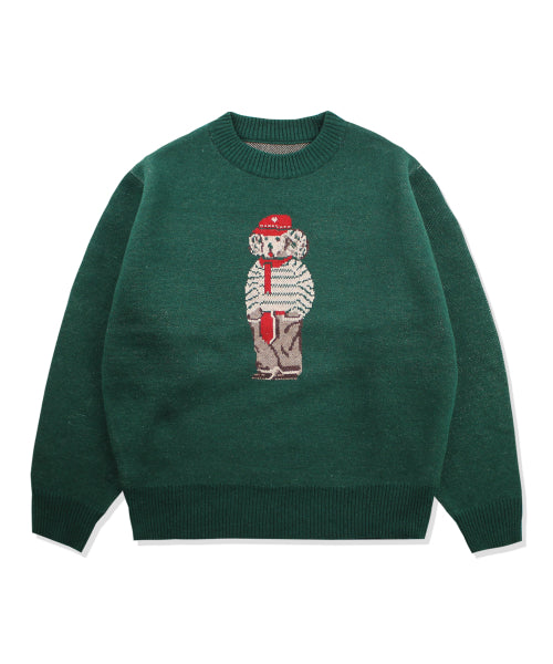 Classic Animal Knit (Green)