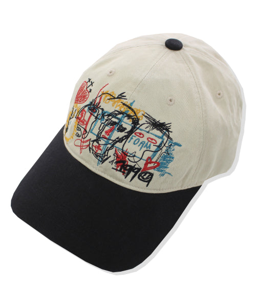 graffiti cap (ivory/black)