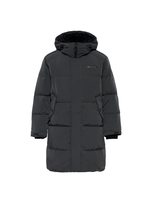 SNOWY (Snowy) Men's Middle Parka Down Jacket_Dark Gray