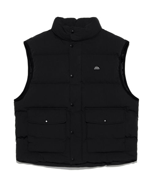 Utility Pocket Padded Vest Black