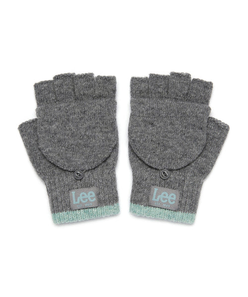 Fingerless Knitwear Son Moa Gloves Gray