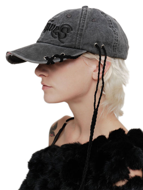 ARCHIVES CORSET CAP (CHARCOAL)