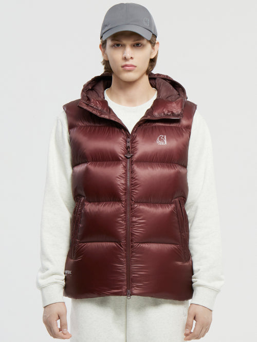 Hyperlight Crystal Goose Down Hoodie Best - M_Wine