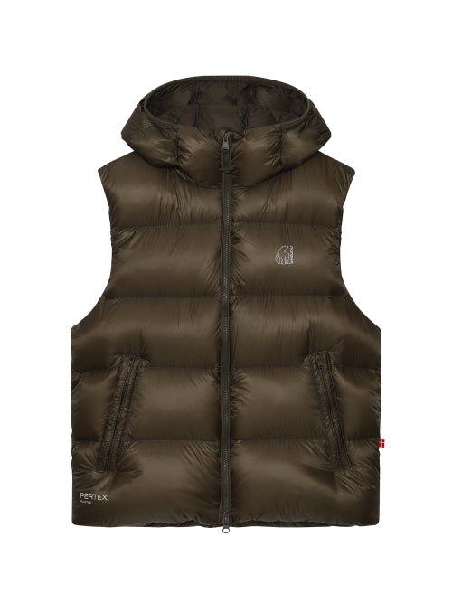Hyperlight Crystal Goose Down Hoodie Best - M_OLIVE KHAKI
