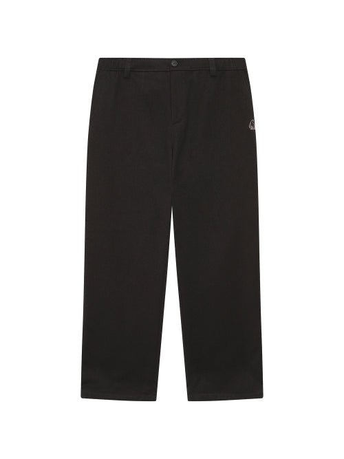 Fleece Napping Pants (Relax Fit) - M_Black