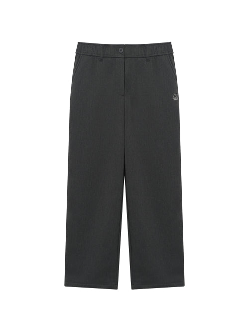 Bending fleece pants (relax fit) - W_Cool Grey