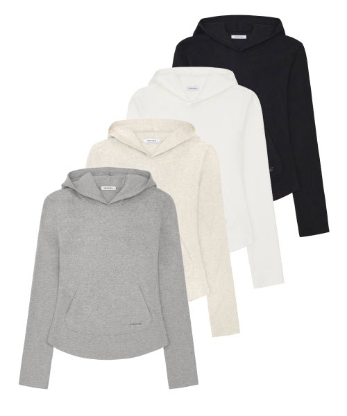 W Basic Slim Hood (4 colors)