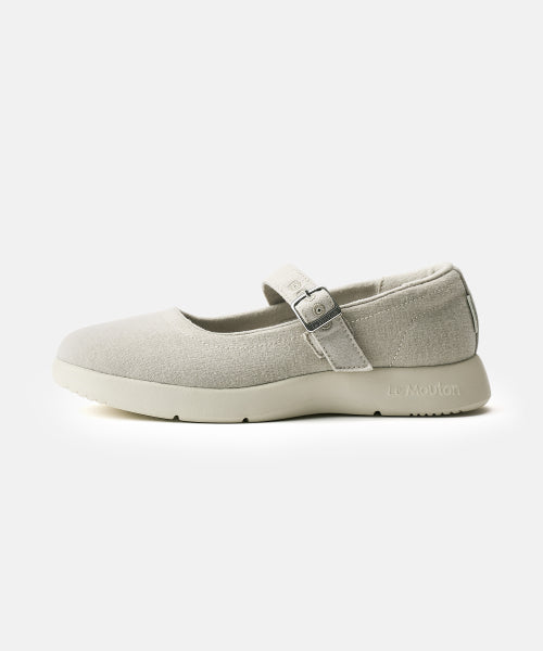 Let's go with Merino Wool Meri-Jane Sneakers Ivory