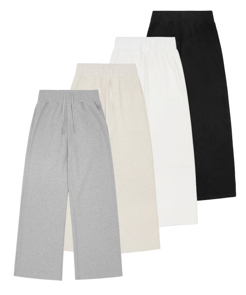W Basic High Waist Sweat Pants (4 colors)