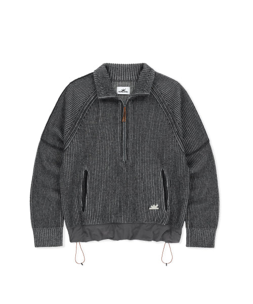 Hover Knit Polo Charcoal