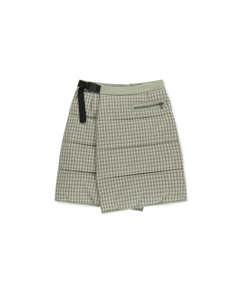 Flannel Insulated Lap Skirt Mint