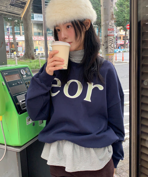 IOR Applique Patch Sweatshirt (Navy)