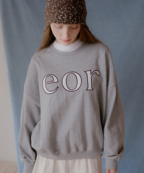 IOR Applique Patch Sweatshirt (Melange Gray)