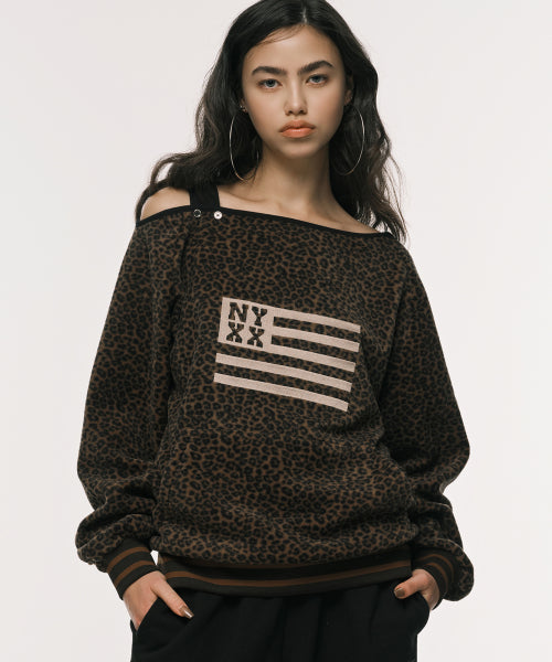 NYX FLUFFY OFF SHOULDER BROWN