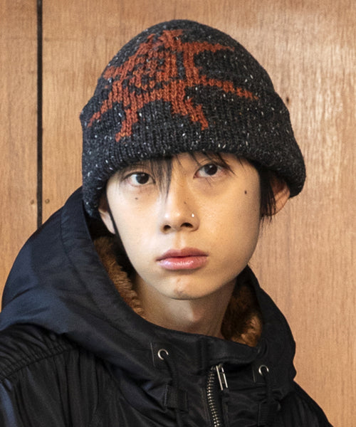 GC070 Sun Flare Gradation Knit Vinny (BLACK)