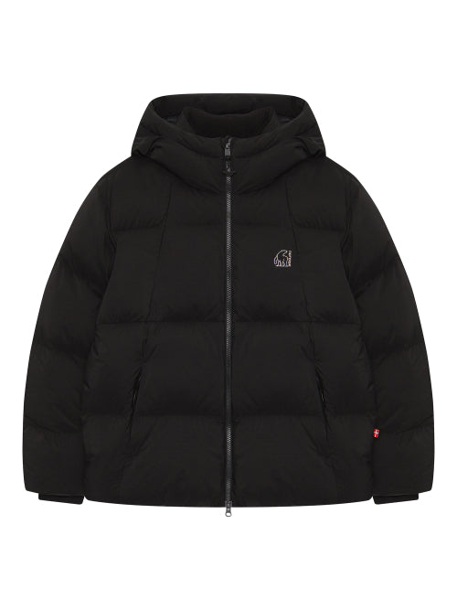 Lysa Crystal Down Camping Hoodie Jumper - M_Black