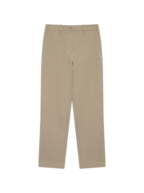 Meirick napping straight pants (regular fit) - W_Beige