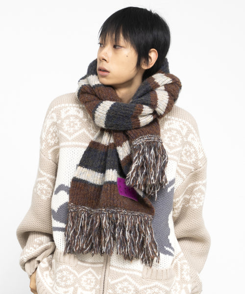 GAC031 Multi-Color Tackle muffler (BROWN)
