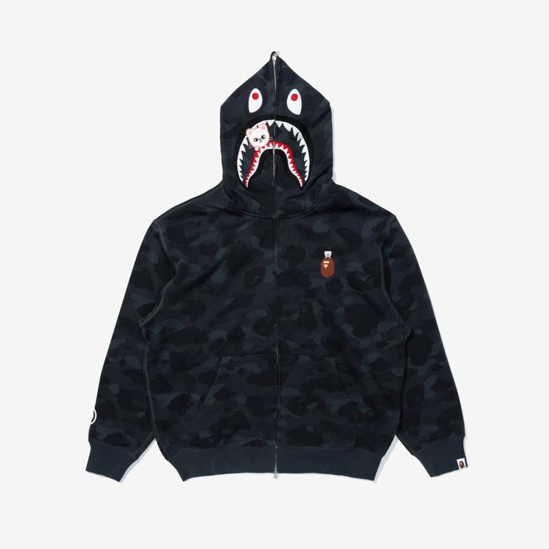 BAPE X Stray Kids Jiniret SHARK FULL ZIP HOODIE M (Hyunjin)