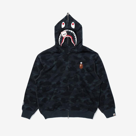 BAPE X Stray Kids Jiniret SHARK FULL ZIP HOODIE M (Hyunjin)