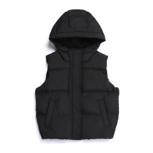 N254WDV940 여성 크라사 후디 덕다운 베스트 BLACK