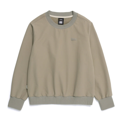 N254WSW950 여성 아르켈론 더블웜 맨투맨 OAK BEIGE