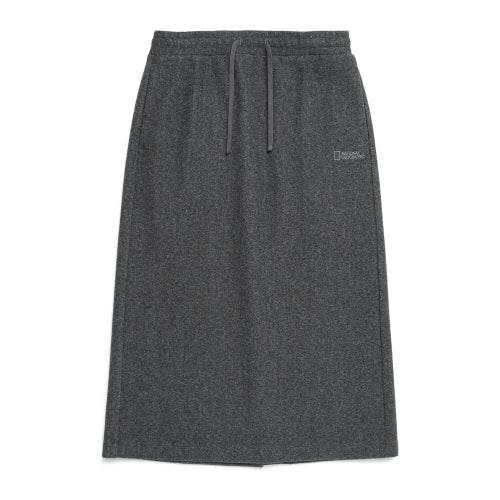 N254WSK810 여성 글리제 스커트 CHARCOAL